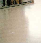 Cement floor coated with Wearlon Super-F4.