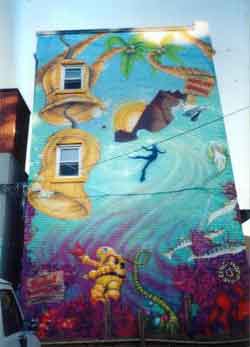 Wearlon 711 protects murals from grafitti